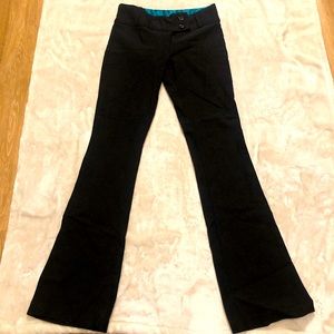 Black dress pants with straight leg